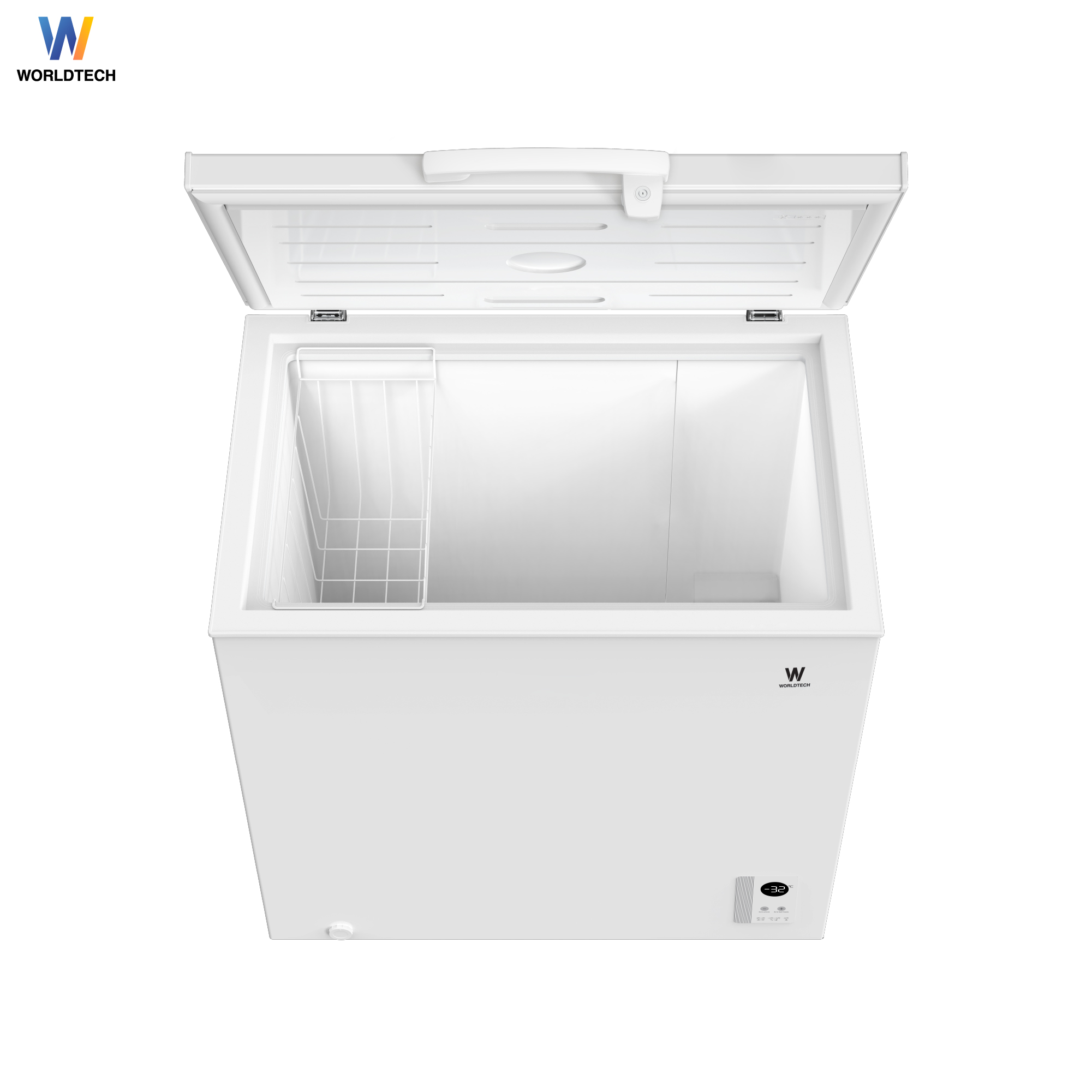  ตู้แช่ 2 ระบบ Electric WORLDTECH รุ่น WT-FZE200 ขนาด 7 คิว ความจุ 199 ลิตร สีขาว_1